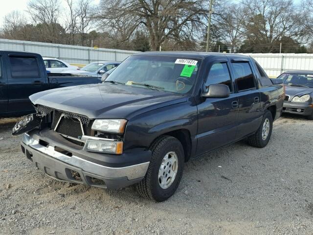 3GNEC12T94G148781 - 2004 CHEVROLET AVALANCHE BLACK photo 2