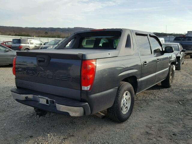 3GNEC12T94G148781 - 2004 CHEVROLET AVALANCHE BLACK photo 4