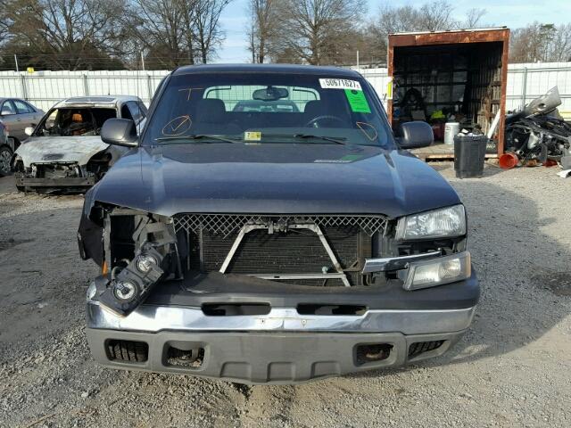 3GNEC12T94G148781 - 2004 CHEVROLET AVALANCHE BLACK photo 9