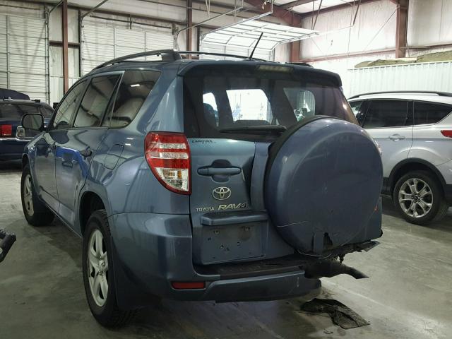 2T3BF4DV7AW060231 - 2010 TOYOTA RAV4 BLUE photo 3