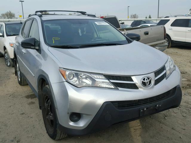 JTMBFREV4ED074537 - 2014 TOYOTA RAV4 LE SILVER photo 1