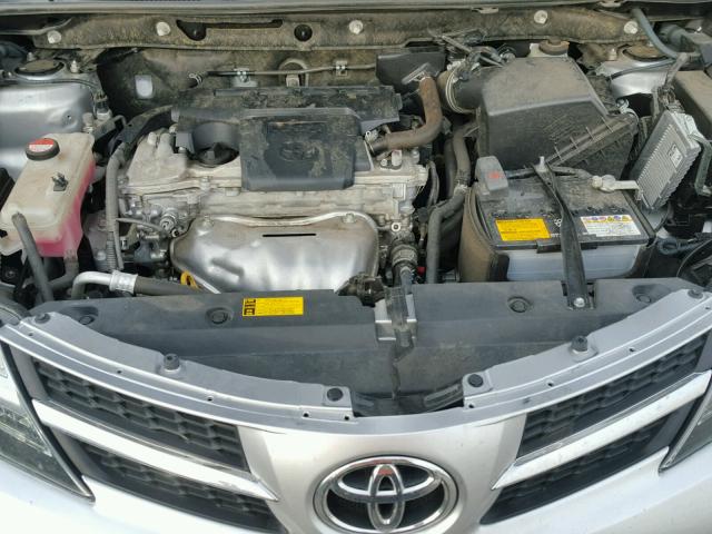 JTMBFREV4ED074537 - 2014 TOYOTA RAV4 LE SILVER photo 7