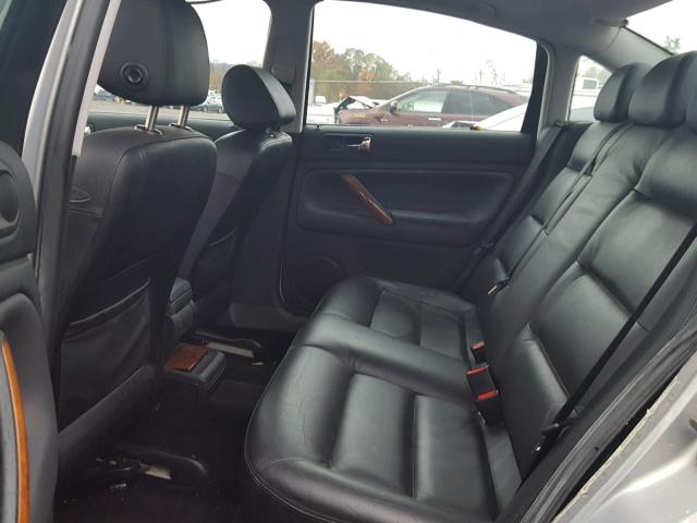WVWBH63B01P011784 - 2001 VOLKSWAGEN PASSAT GLX SILVER photo 6