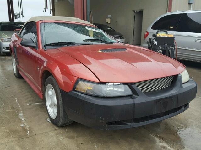 1FAFP44441F220255 - 2001 FORD MUSTANG RED photo 1