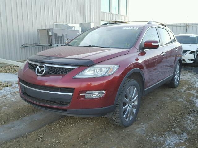 JM3TB38A480125897 - 2008 MAZDA CX-9 BURGUNDY photo 2