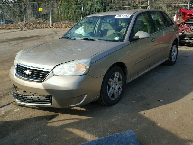 1G1ZT61836F154612 - 2006 CHEVROLET MALIBU MAX TAN photo 2