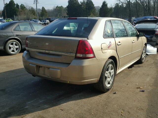 1G1ZT61836F154612 - 2006 CHEVROLET MALIBU MAX TAN photo 4