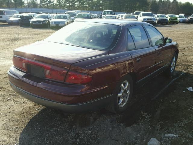 2G4WF5517Y1275853 - 2000 BUICK REGAL GS BURGUNDY photo 4