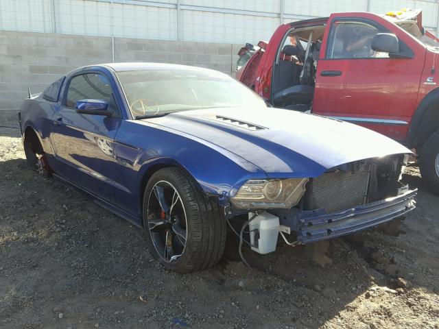 1ZVBP8CF1D5284621 - 2013 FORD MUSTANG GT BLUE photo 1