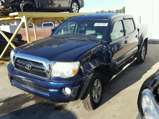 5TELU42N08Z554314 - 2008 TOYOTA TACOMA DOU BLUE photo 2