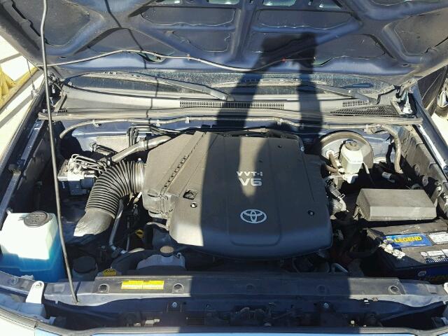 5TELU42N08Z554314 - 2008 TOYOTA TACOMA DOU BLUE photo 7