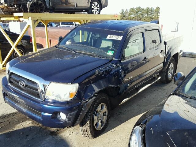 5TELU42N08Z554314 - 2008 TOYOTA TACOMA DOU BLUE photo 9