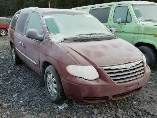 2A4GP54L87R361126 - 2007 CHRYSLER TOWN & COU BURGUNDY photo 1