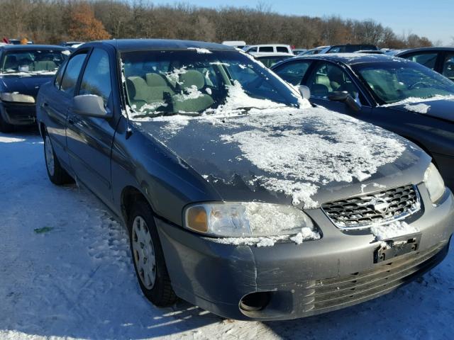 3N1CB51D21L516373 - 2001 NISSAN SENTRA XE GRAY photo 1