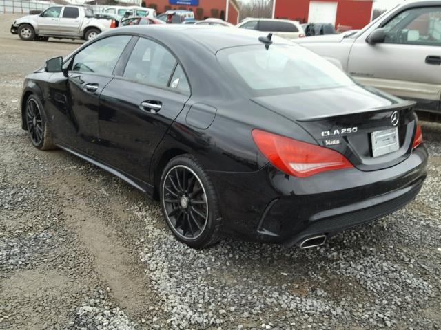 WDDSJ4EB7GN392839 - 2016 MERCEDES-BENZ CLA 250 BLACK photo 3