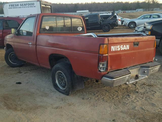 1N6ND11S3KC413562 - 1989 NISSAN D21 SHORT BURGUNDY photo 3