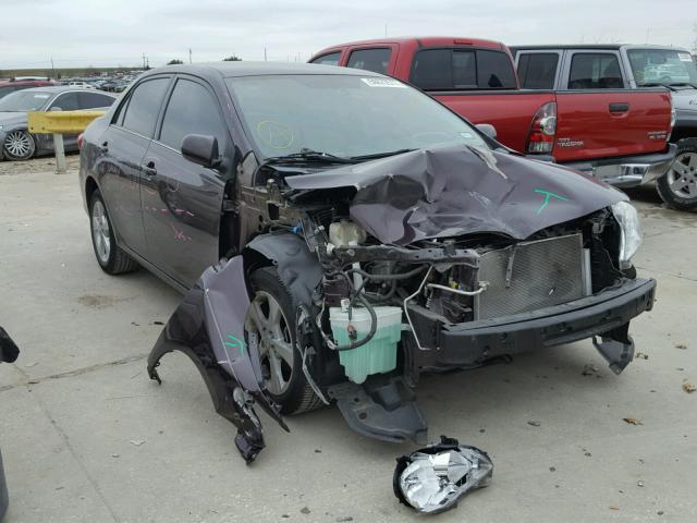 2T1BU4EE5DC065513 - 2013 TOYOTA COROLLA BA MAROON photo 1