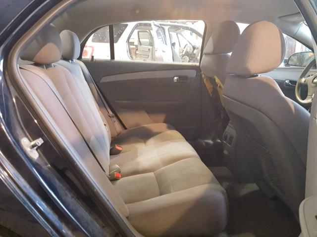 1G1ZC5EB0AF241652 - 2010 CHEVROLET MALIBU 1LT BLUE photo 6