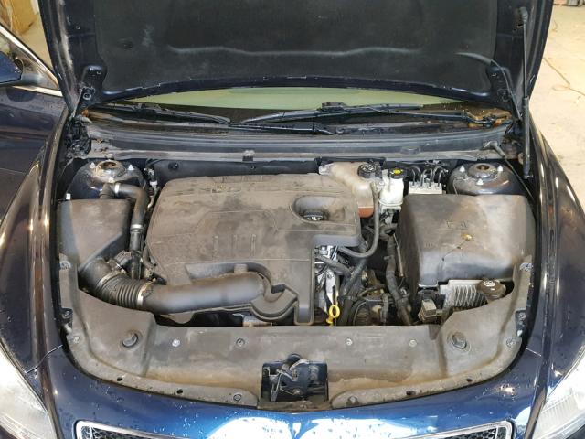 1G1ZC5EB0AF241652 - 2010 CHEVROLET MALIBU 1LT BLUE photo 7