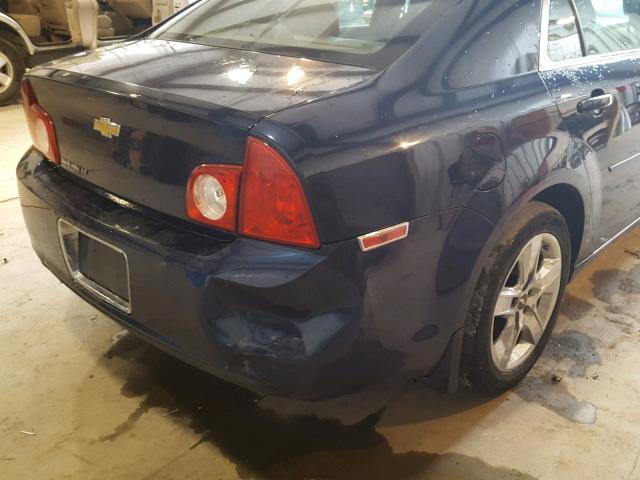 1G1ZC5EB0AF241652 - 2010 CHEVROLET MALIBU 1LT BLUE photo 9