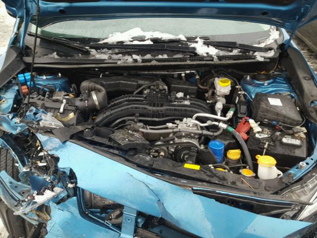 4S3GTAU63H3708165 - 2017 SUBARU IMPREZA LI BLUE photo 7