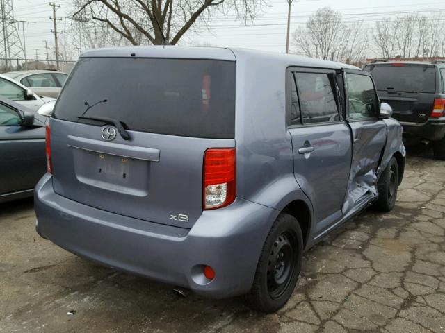 JTLZE4FE4CJ013128 - 2012 TOYOTA SCION XB BLUE photo 4