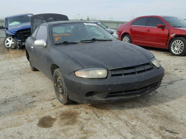 1G1JF12FX37241305 - 2003 CHEVROLET CAVALIER L BLACK photo 1