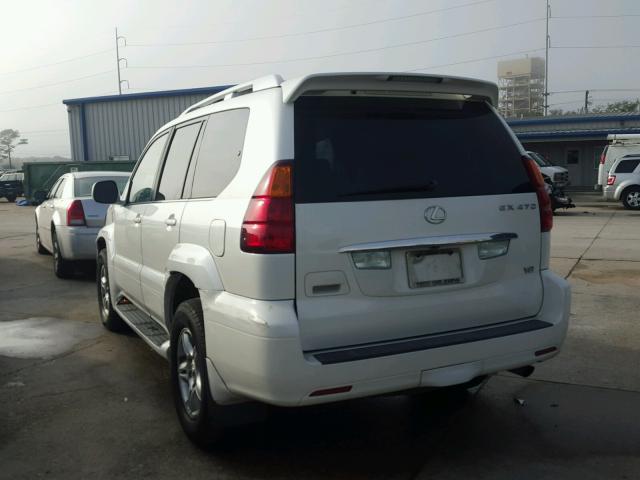 JTJBT20X360114881 - 2006 LEXUS GX 470 WHITE photo 3