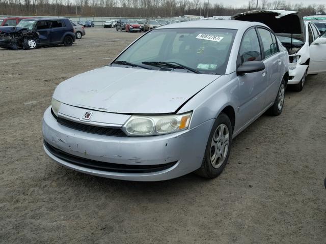 1G8AJ52F34Z186645 - 2004 SATURN ION LEVEL SILVER photo 2