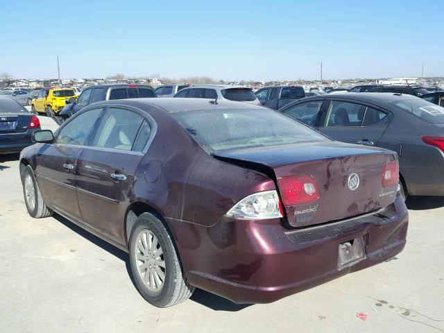 1G4HP57287U139049 - 2007 BUICK LUCERNE CX MAROON photo 3