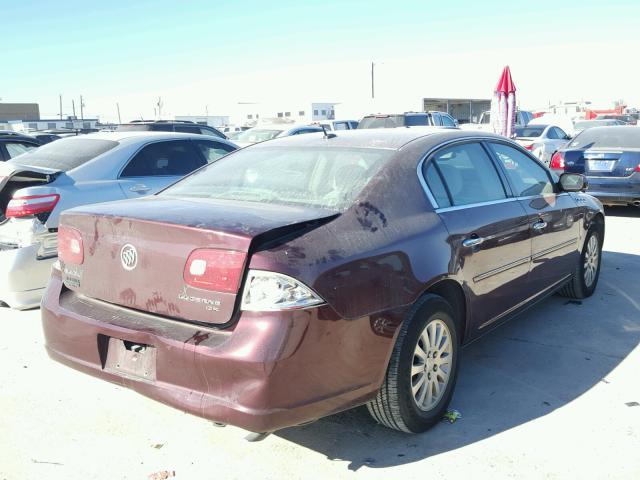 1G4HP57287U139049 - 2007 BUICK LUCERNE CX MAROON photo 4