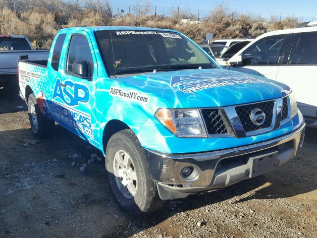 1N6AD06W95C409024 - 2005 NISSAN FRONTIER K BLUE photo 1