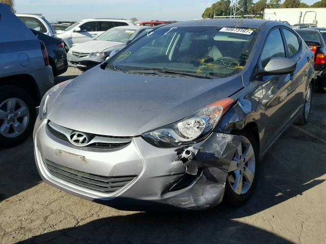 KMHDH4AE4BU098081 - 2011 HYUNDAI ELANTRA GL GRAY photo 2