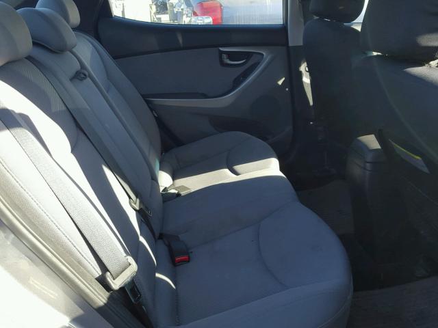 KMHDH4AE4BU098081 - 2011 HYUNDAI ELANTRA GL GRAY photo 6