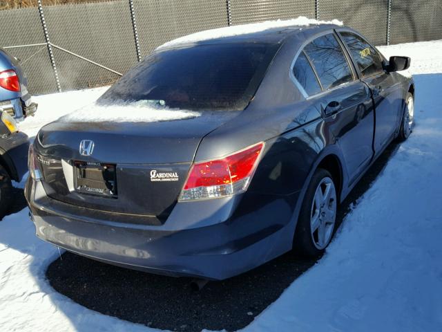 1HGCP26379A194184 - 2009 HONDA ACCORD LX GRAY photo 4