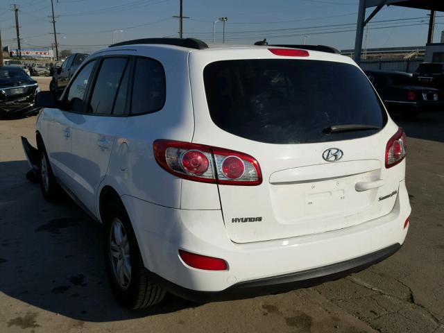 5NMSG3AB5AH333897 - 2010 HYUNDAI SANTA FE G WHITE photo 3