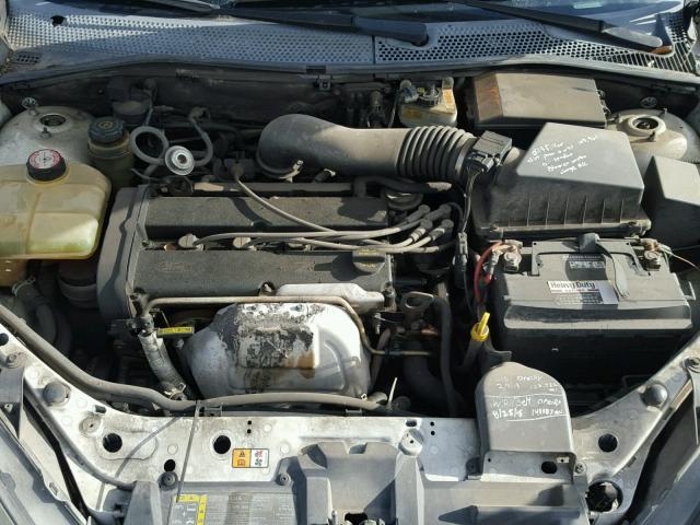 1FAHP363X4W106031 - 2004 FORD FOCUS SE WHITE photo 7