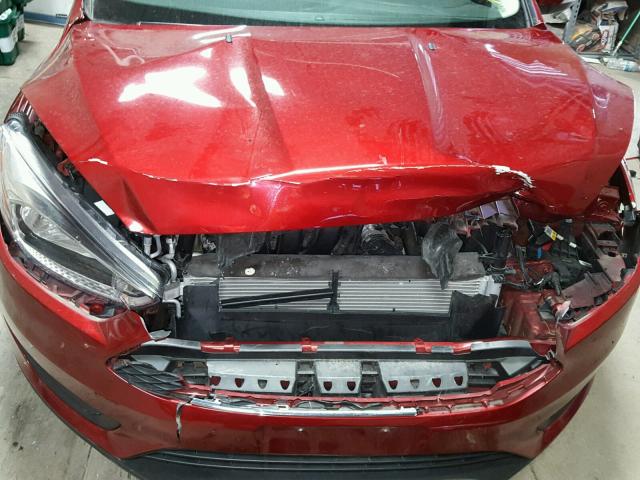 1FADP3F26FL298834 - 2015 FORD FOCUS SE RED photo 7