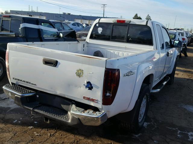 1GTDS198258198003 - 2005 GMC CANYON WHITE photo 4