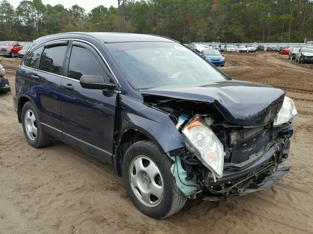 5J6RE3H38AL034187 - 2010 HONDA CR-V LX BLUE photo 1