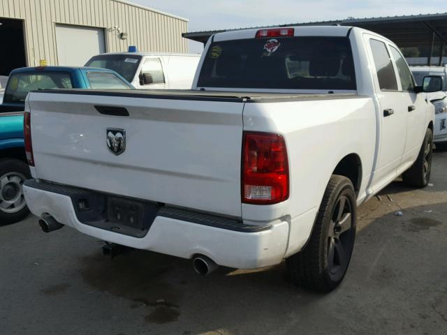 1C6RD7KT3CS139647 - 2012 DODGE RAM 1500 S WHITE photo 4