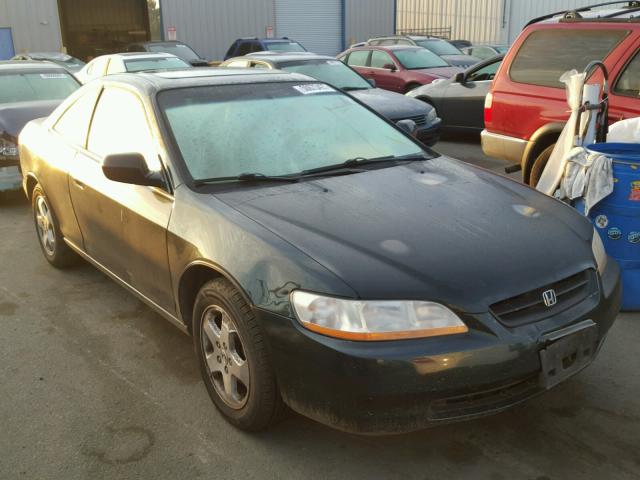 1HGCG2252YA024384 - 2000 HONDA ACCORD EX GREEN photo 1