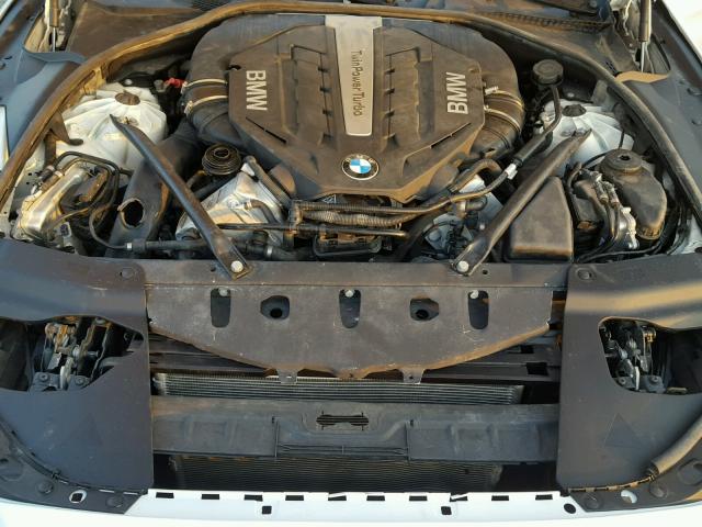 WBA6B4C55DD098702 - 2013 BMW 650 XI WHITE photo 7