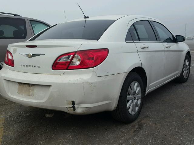 1C3LC46K08N122428 - 2008 CHRYSLER SEBRING LX WHITE photo 4