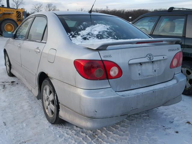 1NXBR30E96Z754202 - 2006 TOYOTA COROLLA CE GRAY photo 3