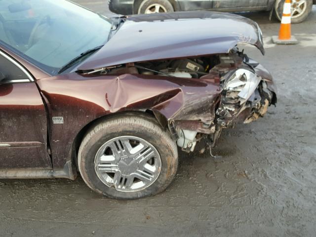 1MEFM55S0YA629638 - 2000 MERCURY SABLE LS P MAROON photo 9