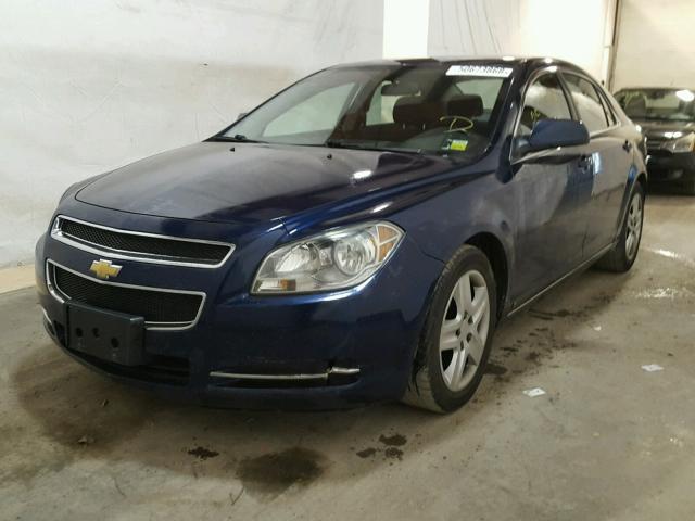 1G1ZH57B594190929 - 2009 CHEVROLET MALIBU 1LT BLUE photo 2