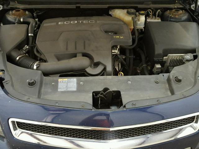 1G1ZH57B594190929 - 2009 CHEVROLET MALIBU 1LT BLUE photo 7