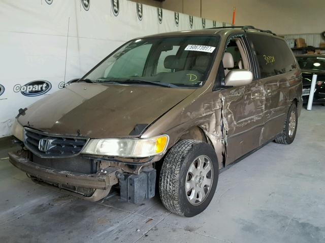 5FNRL18903B041452 - 2003 HONDA ODYSSEY EX TAN photo 2