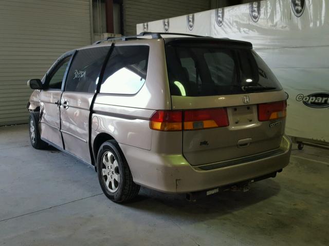 5FNRL18903B041452 - 2003 HONDA ODYSSEY EX TAN photo 3